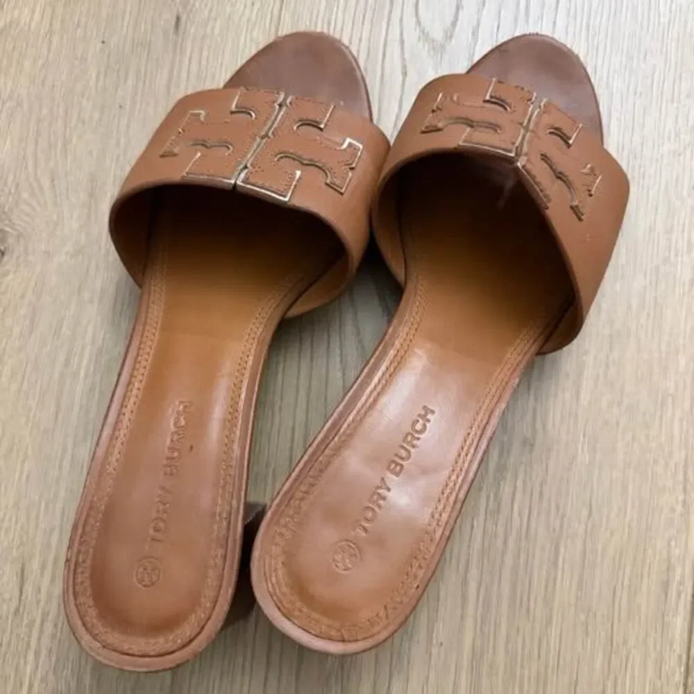 Tory Burch Ines Block Heel Slide Sandals